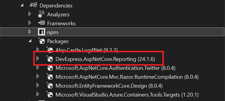 DevExpress Reporting (Mvc) | ASP.NET Zero
