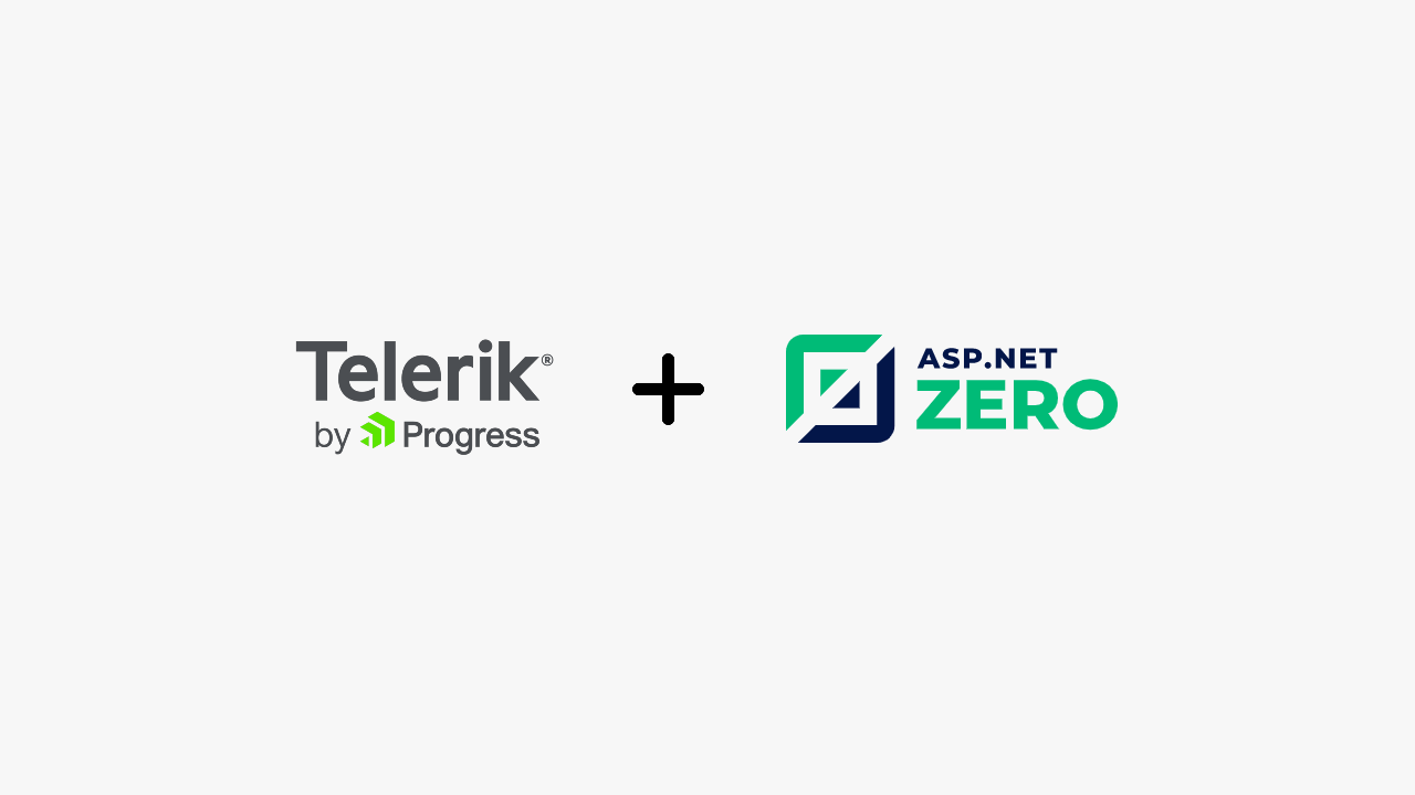 Using Telerik ASP.NET Core with ASP.NET Zero
